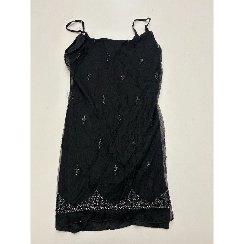 VTG Y2K Silky Nightgown Whimsigoth Vamp Fairy Grunge Size Small